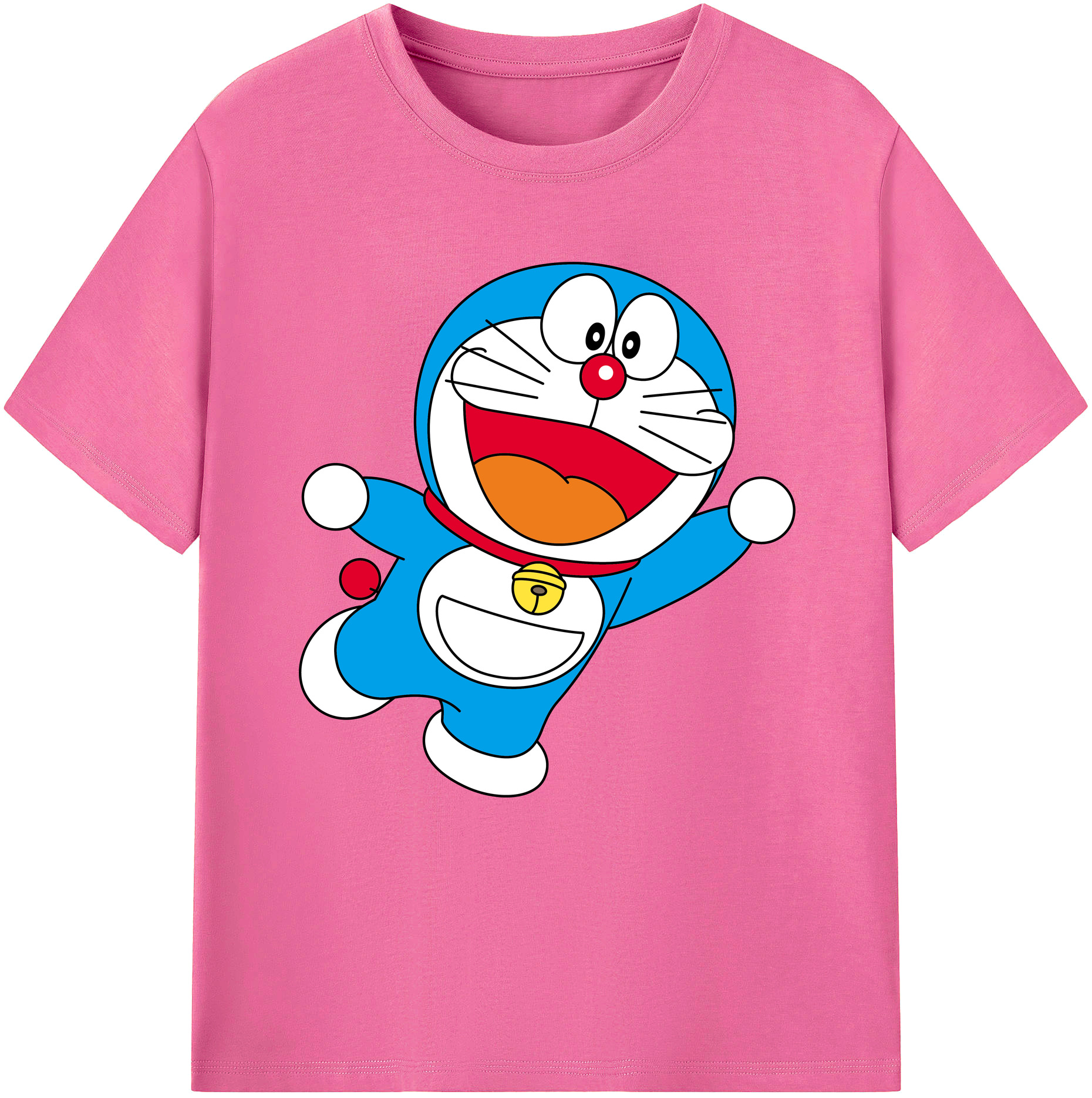 （画像用） ドラえもん Doraemon レディースカジュアルプリントTシャツ（綿100％）
